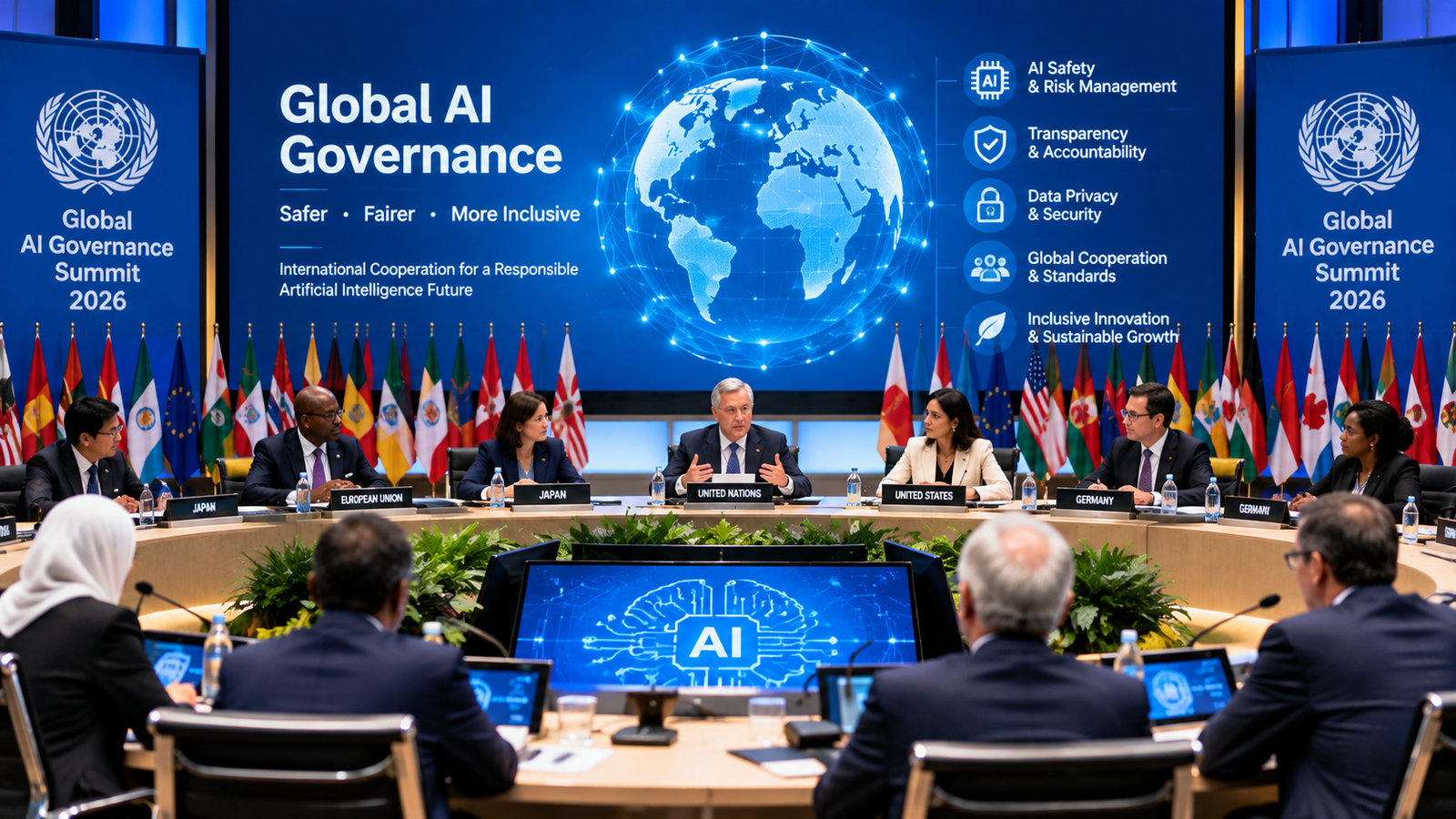 Global AI Governance International Policy Meeting Global AI Governance discussions on artificial intelligence policy and safety