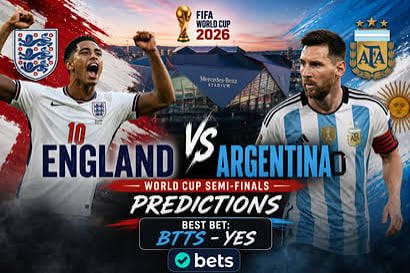 England vs Argentina Live in the FIFA World Cup 2026 semifinal