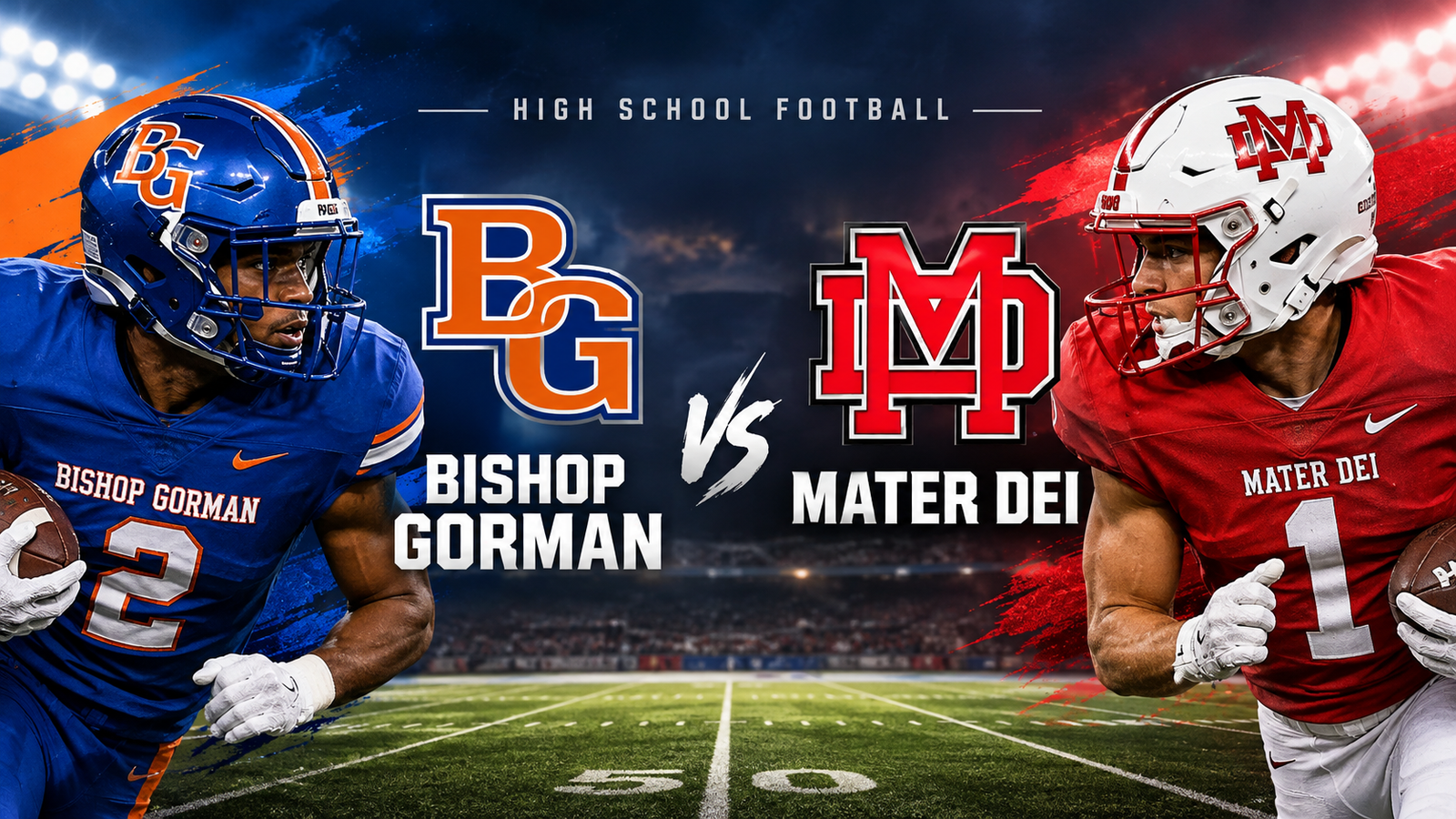 Bishop Gorman vs Mater Dei Live Stream 2026: How to Watch High School Football Online